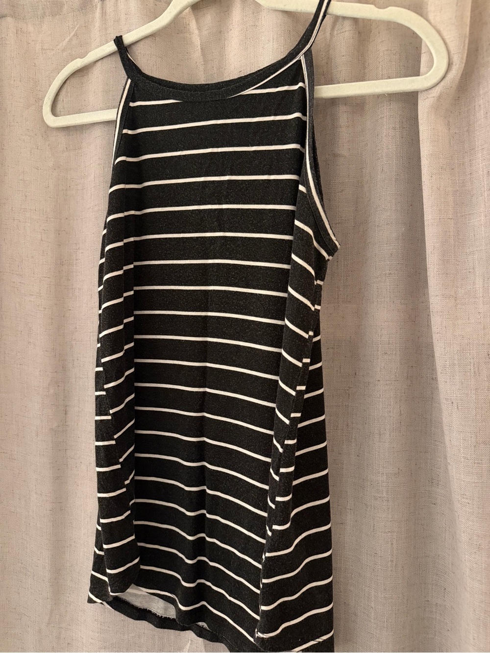 Black & White Striped Women's Tank Top